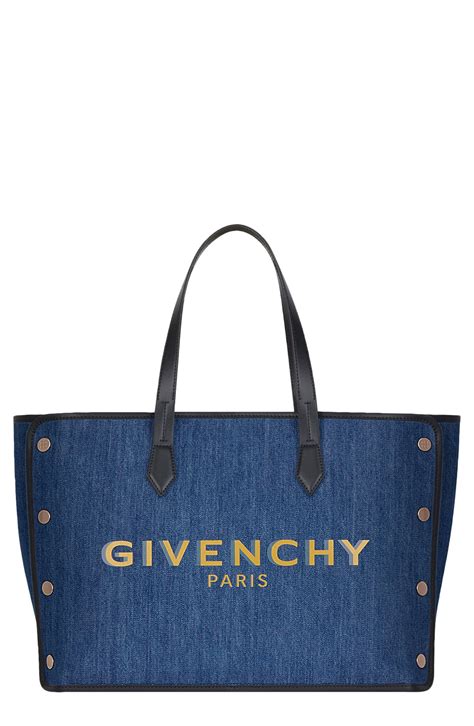 givenchy medium bond shopper|GIVENCHY Denim Medium Logo Bond Shopper Tote Blue.